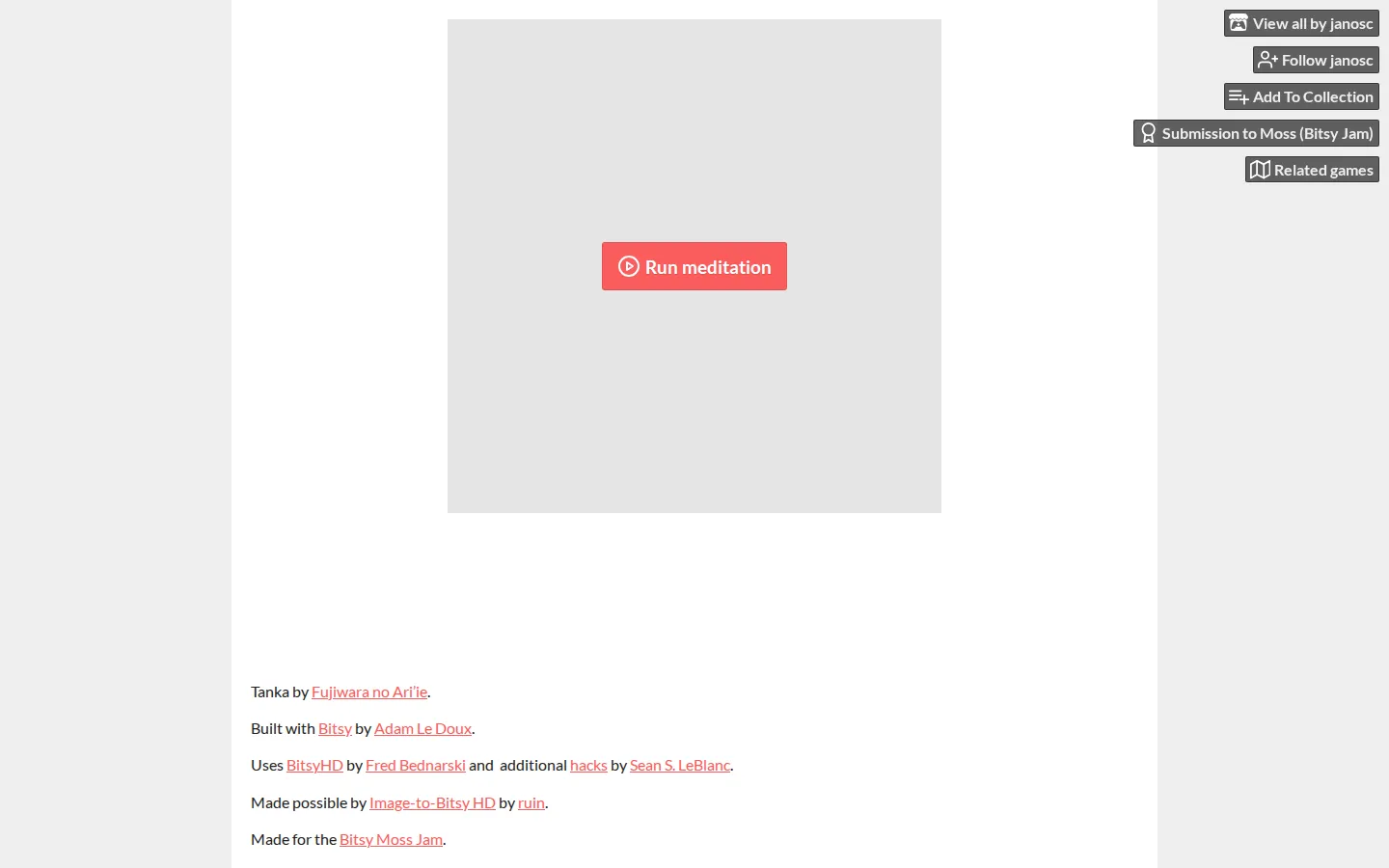 Borrowed Landscapes website homepage screenshot