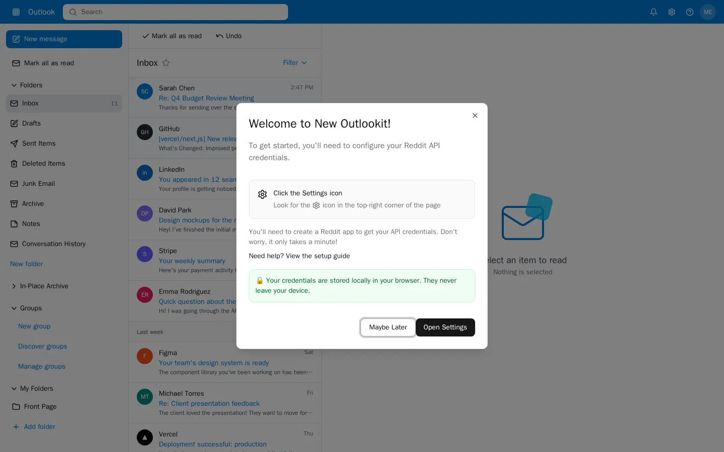 MSOutlookit website homepage screenshot