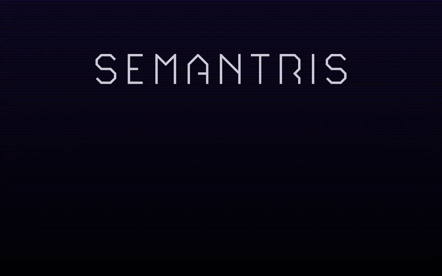 Semantris website homepage screenshot
