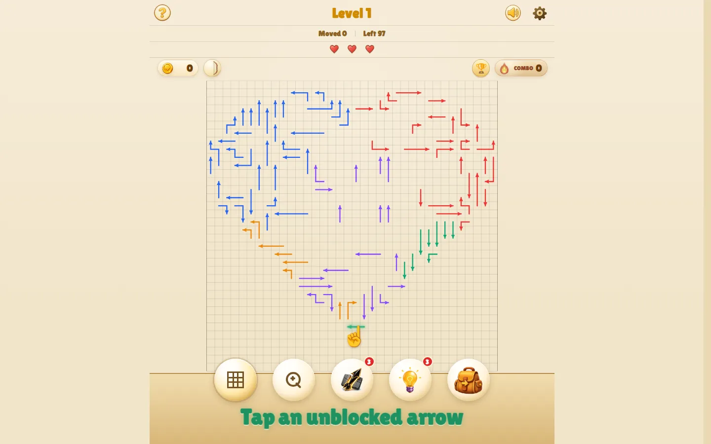 arrowgame.app website homepage screenshot