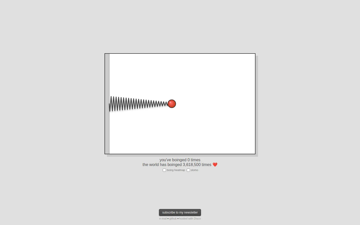 Boing website homepage screenshot