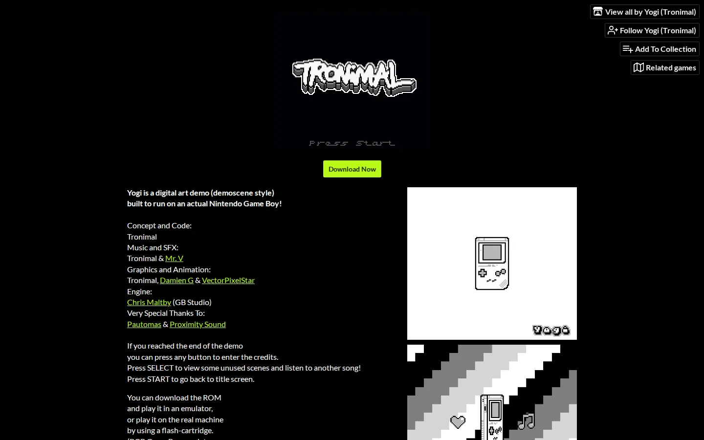 Yogi website homepage screenshot
