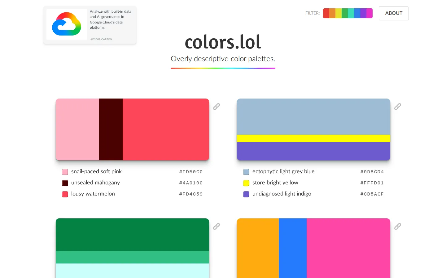 colors.lol website homepage screenshot