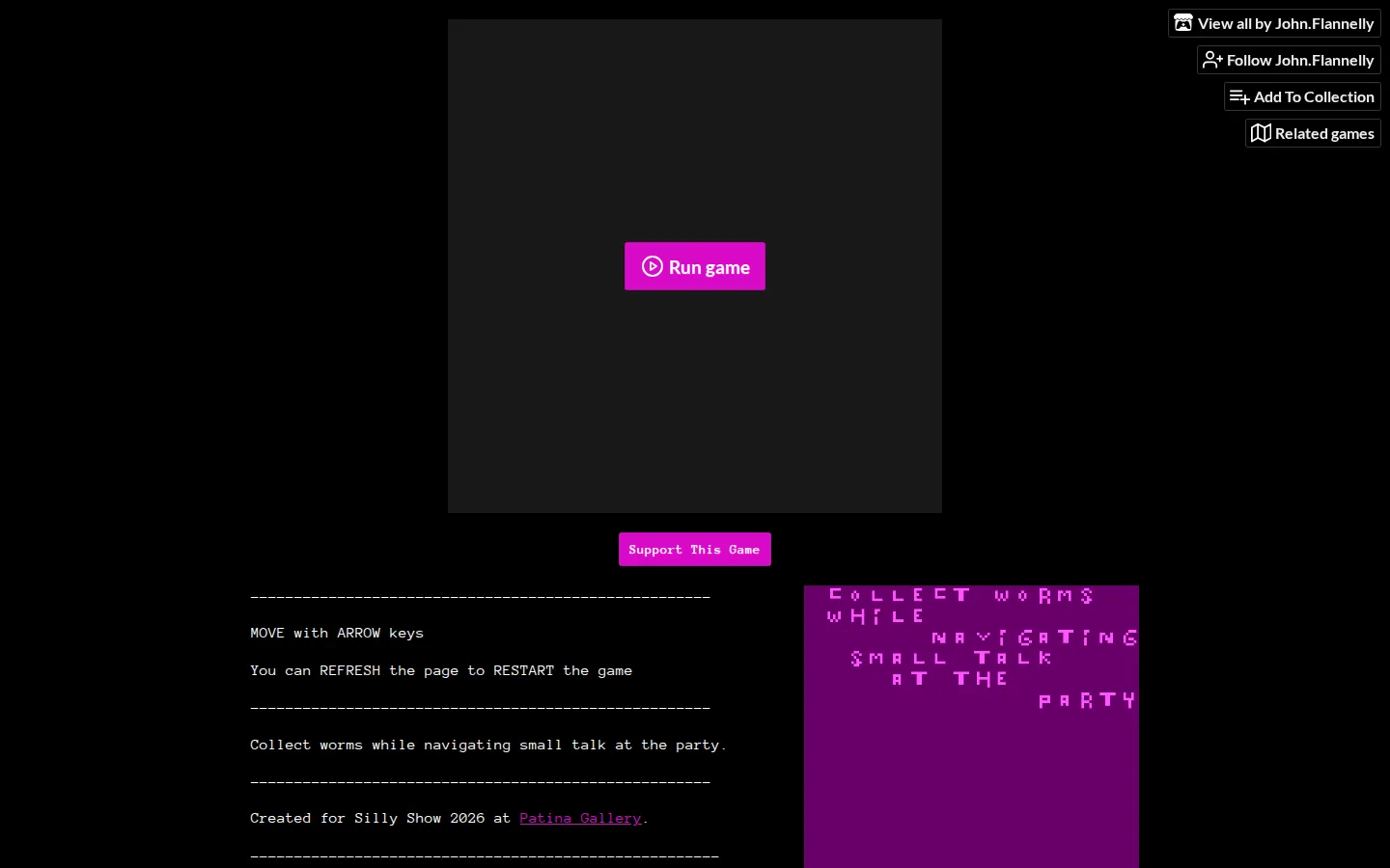Houseworming website homepage screenshot