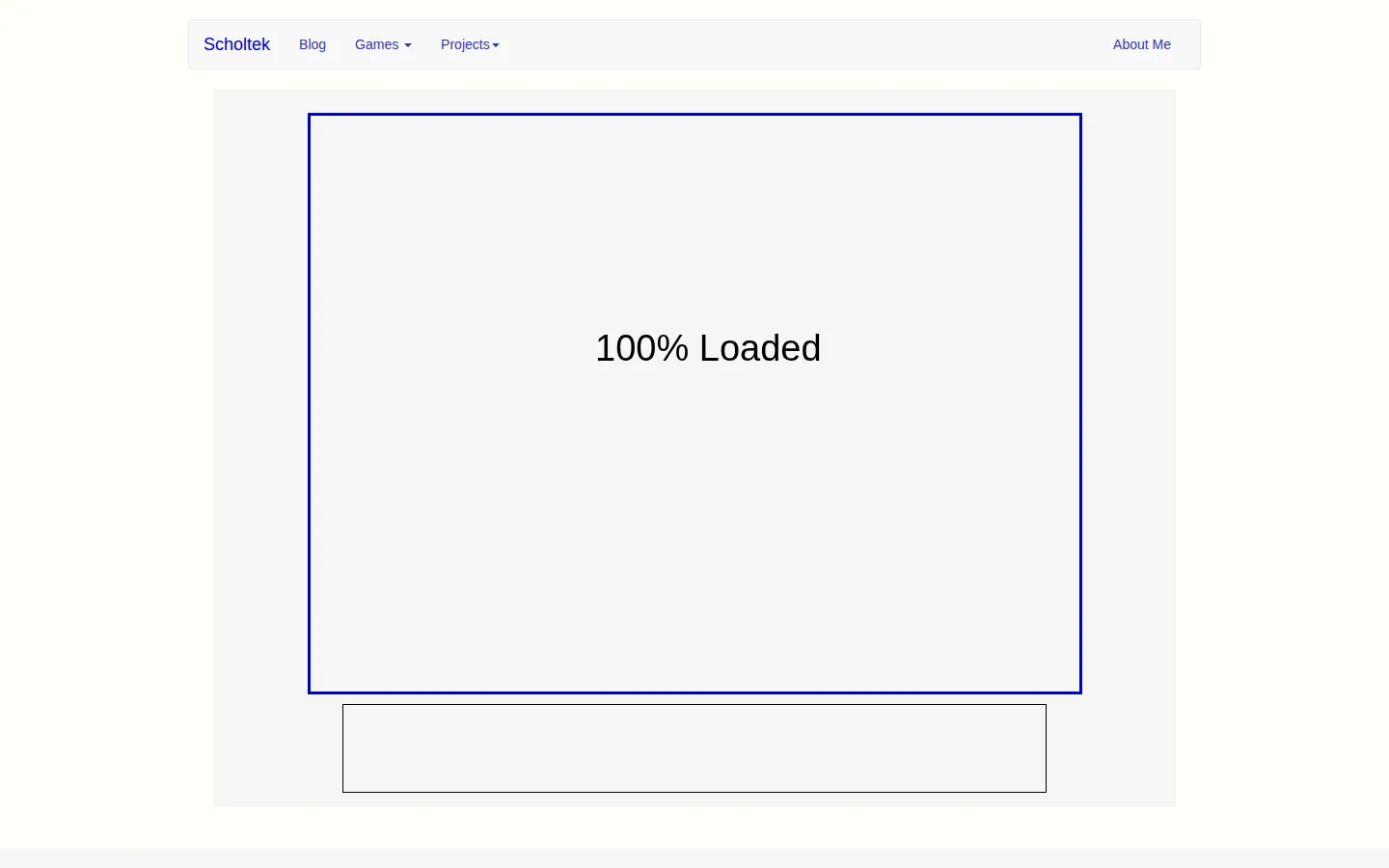 Black hole website homepage screenshot