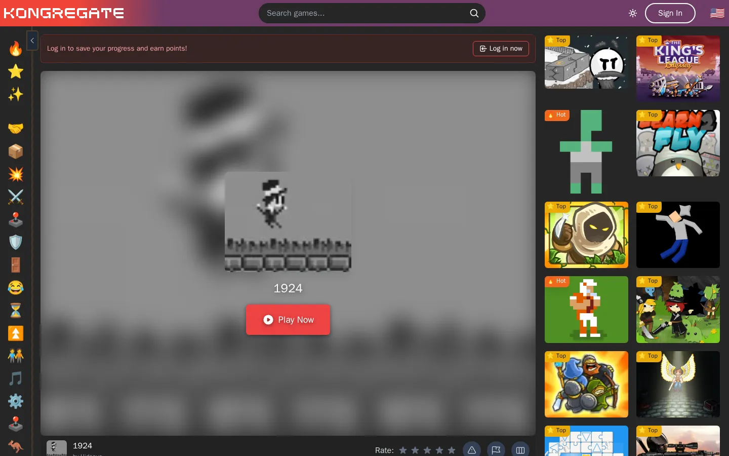 1924 website homepage screenshot