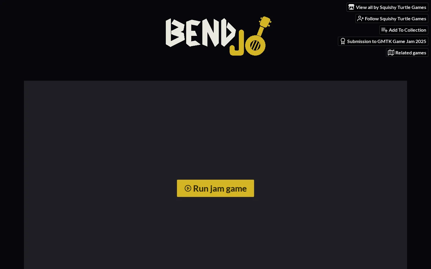 Bend-jo website homepage screenshot