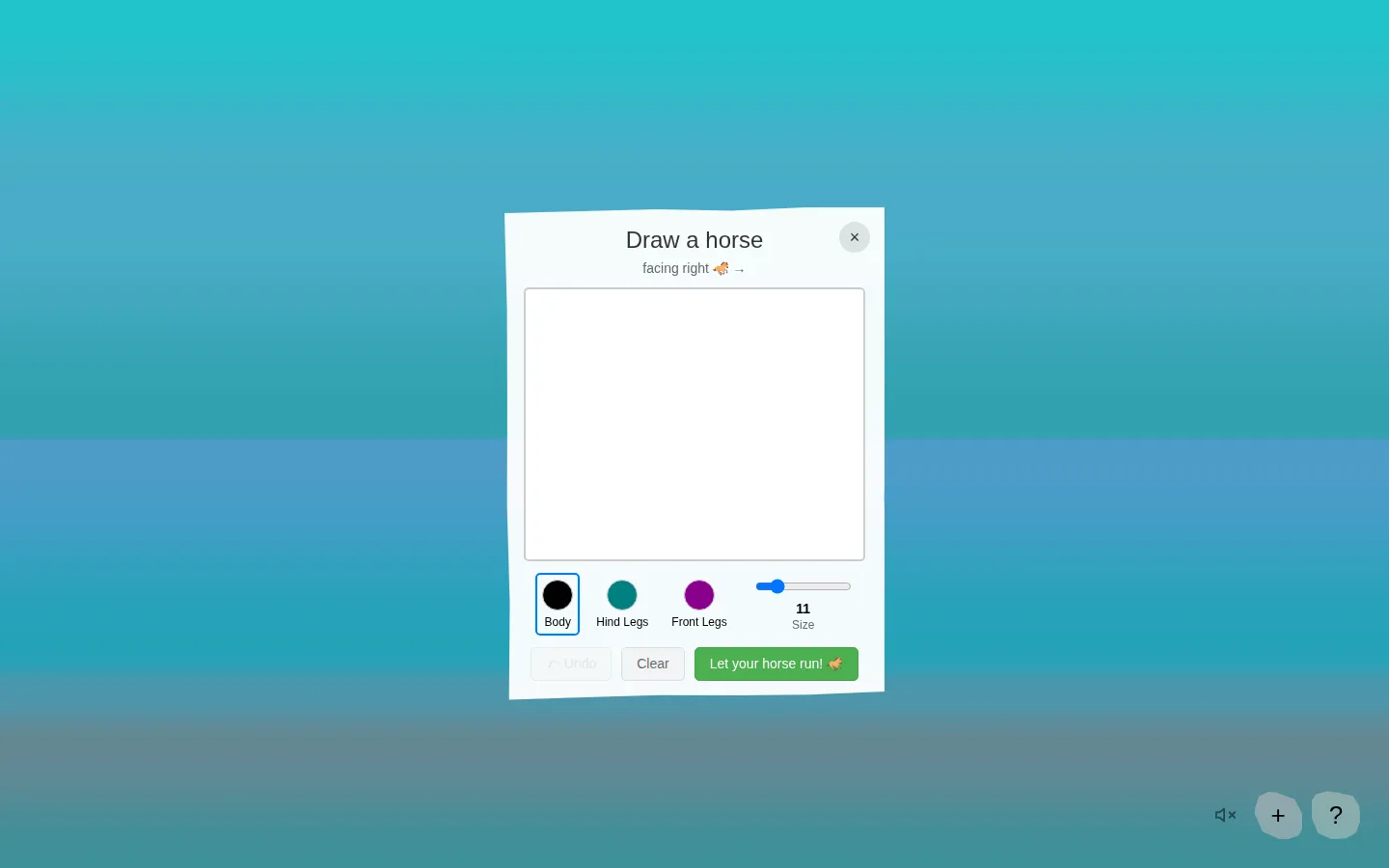 Gradient.horse website homepage screenshot