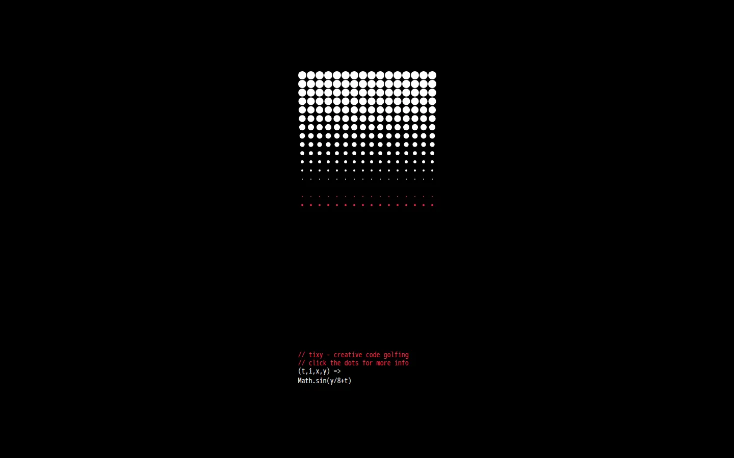 tixy.land website homepage screenshot