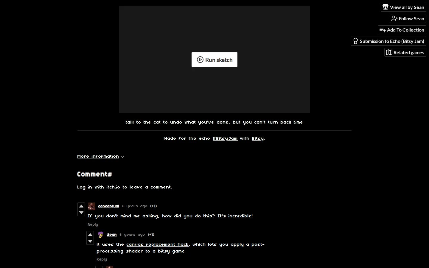 visual echoes website homepage screenshot