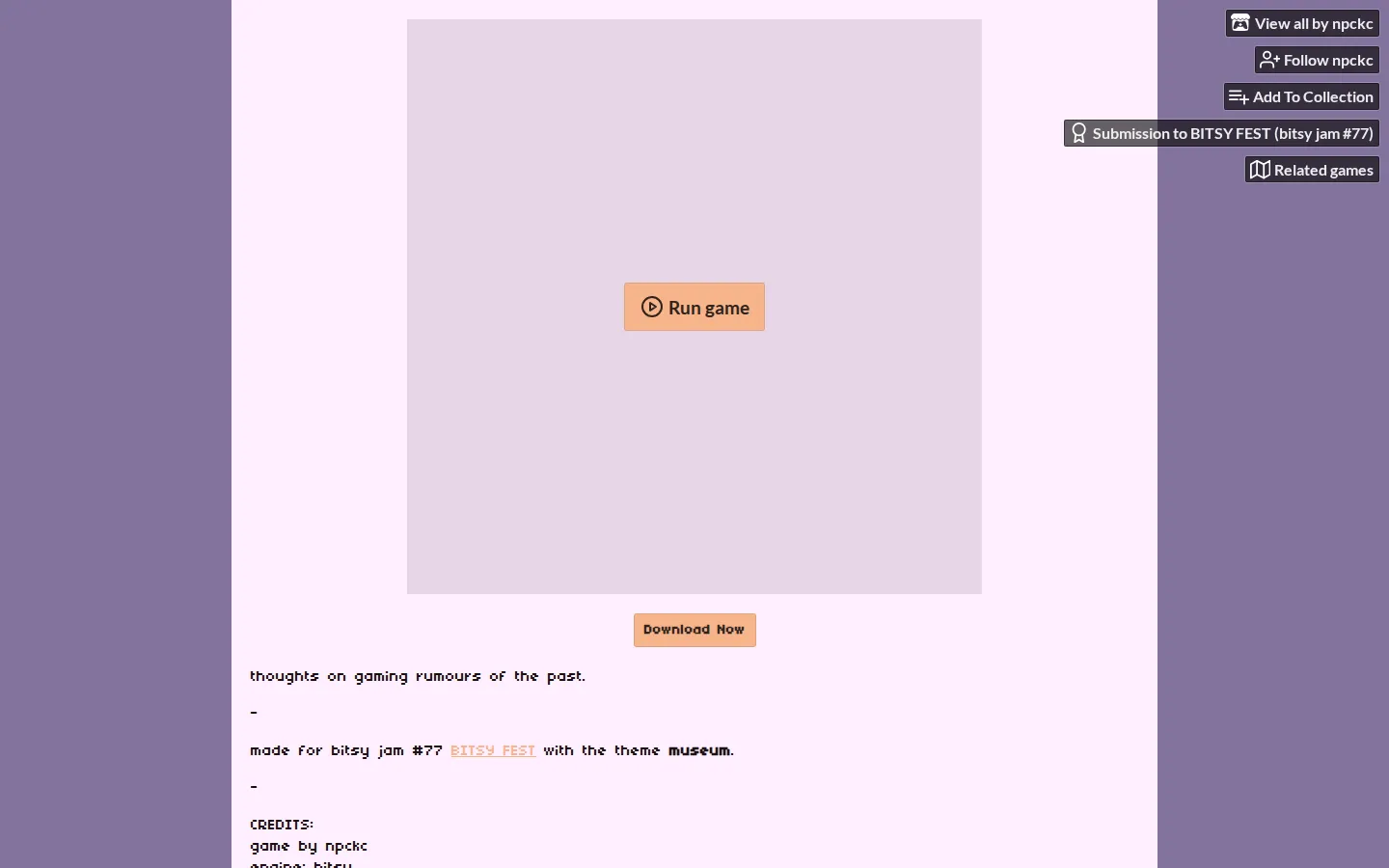 mew's under the truck website homepage screenshot