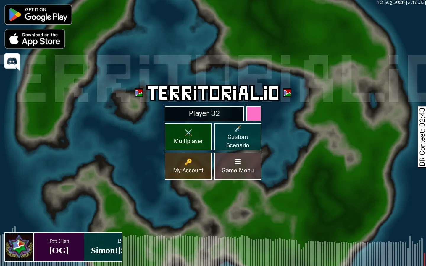 Territorial.io website homepage screenshot