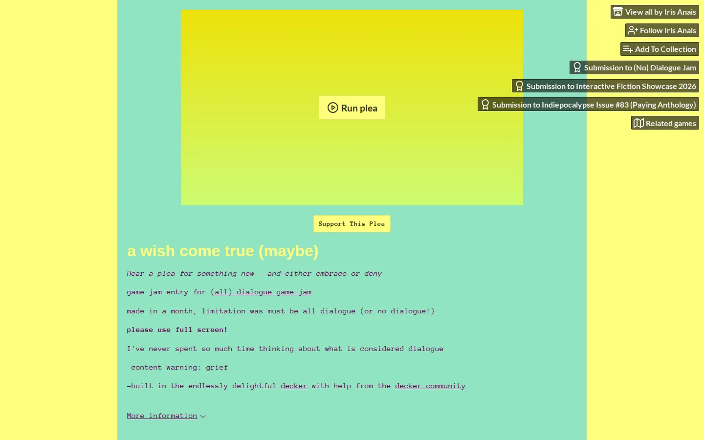 The Missing Cards website homepage screenshot