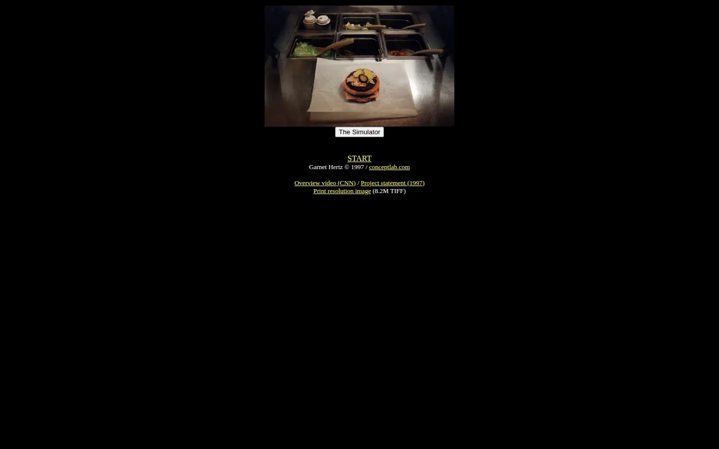 A day in the life of... website homepage screenshot