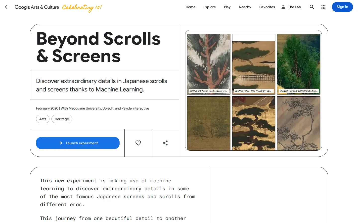 Beyond Scrolls & Screens website homepage screenshot