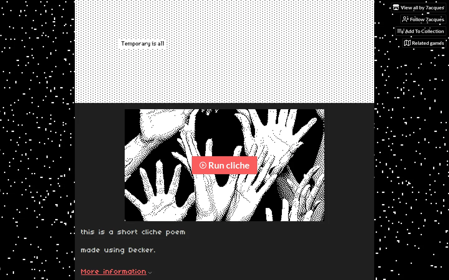 temporary is all website homepage screenshot