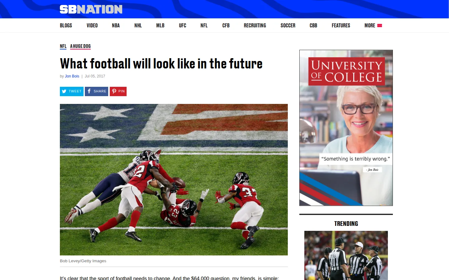 17776 Football website homepage screenshot