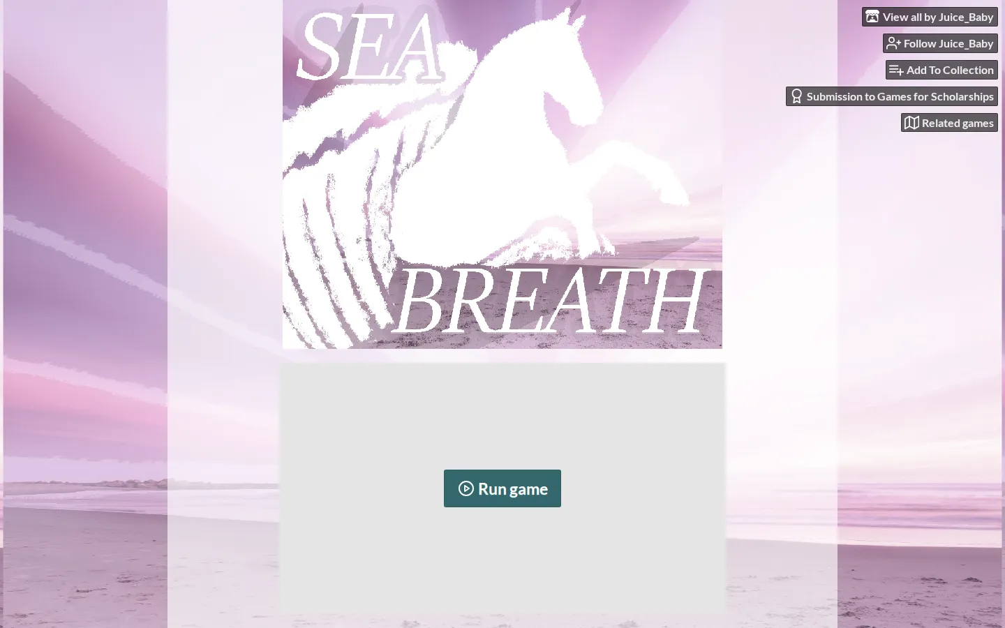 Sea Breath website homepage screenshot