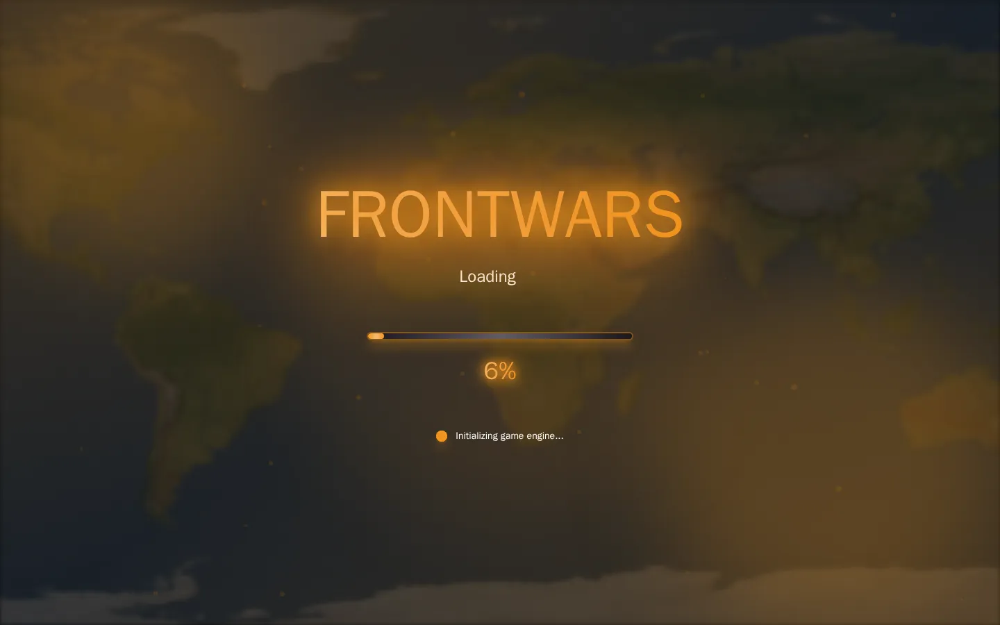Front Wars website homepage screenshot