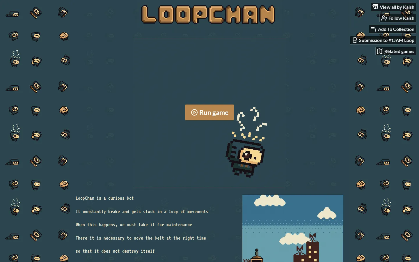 LoopChan website homepage screenshot