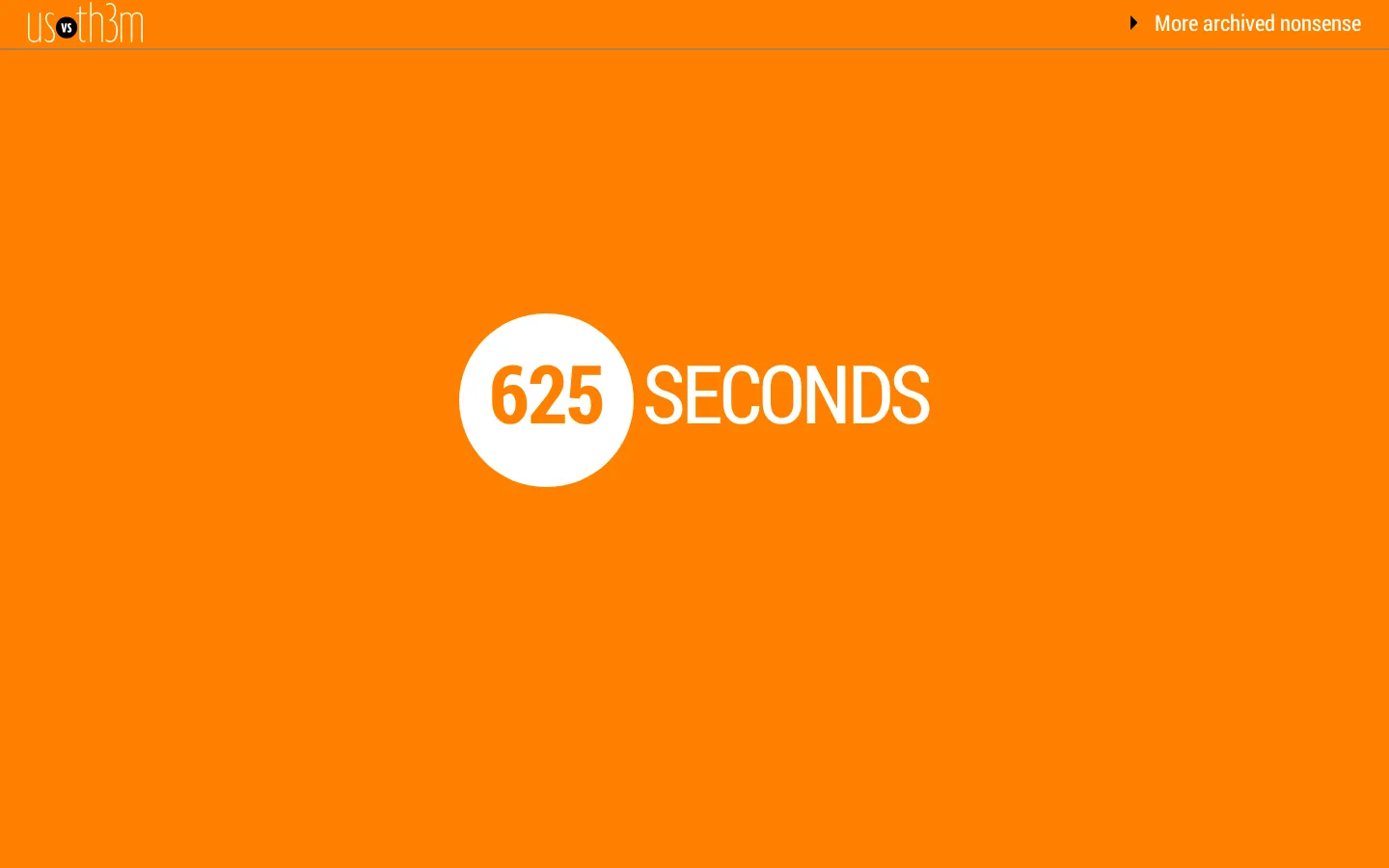 1000 Seconds website homepage screenshot