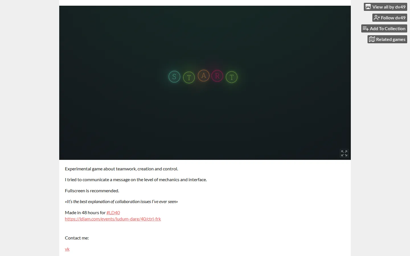 CTRL FRK website homepage screenshot