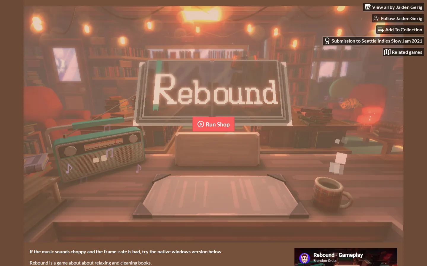 Rebound website homepage screenshot