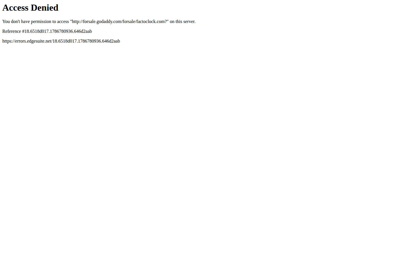Fact O'Clock website homepage screenshot