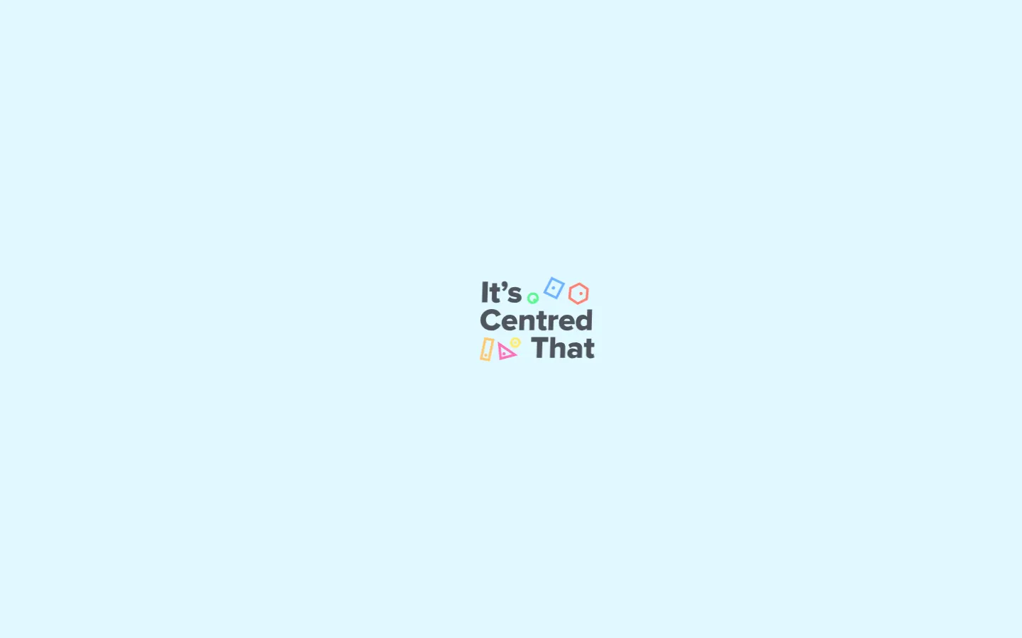 It's Centred That (The Designer's Eye) website homepage screenshot