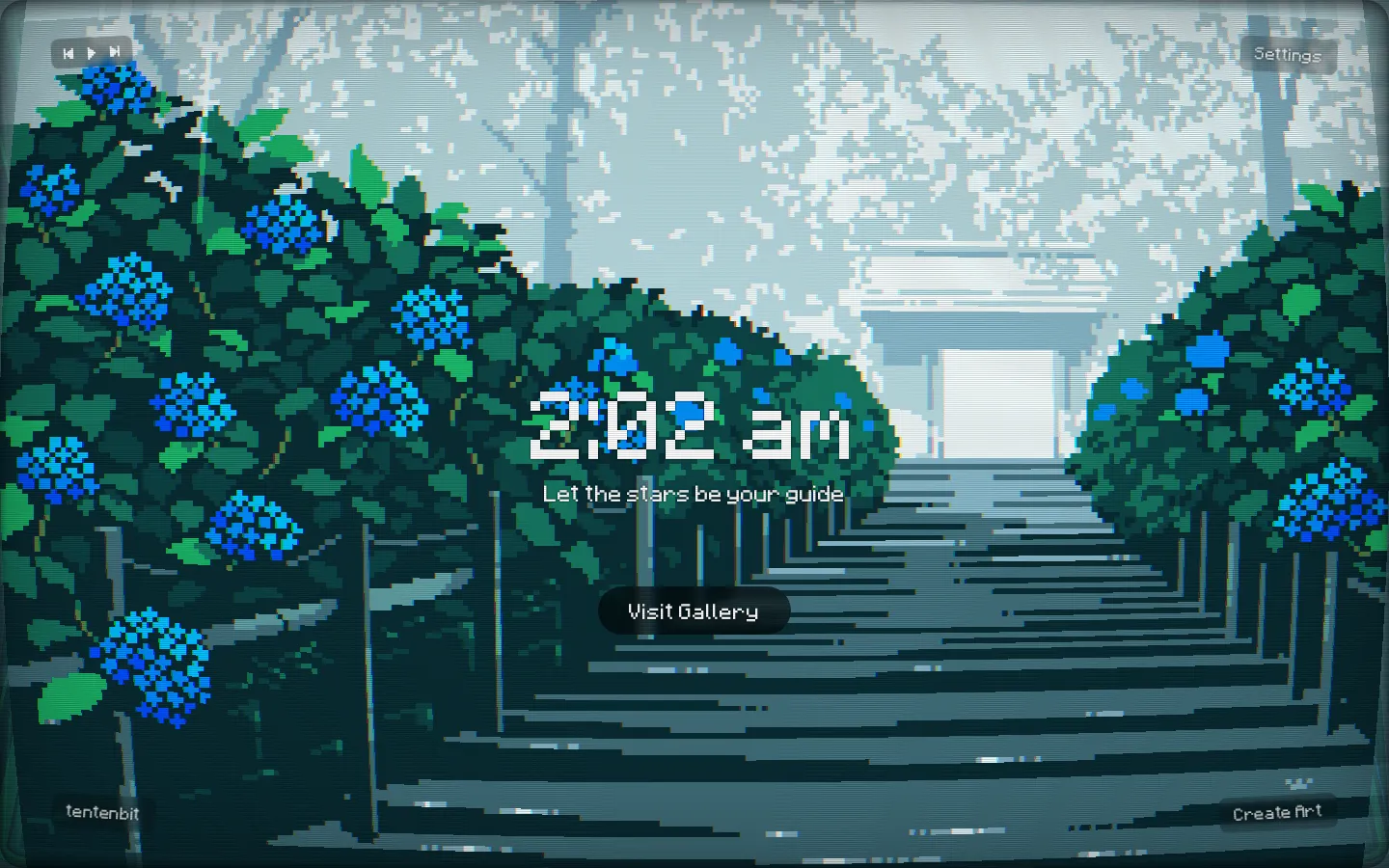 8bitdash website homepage screenshot