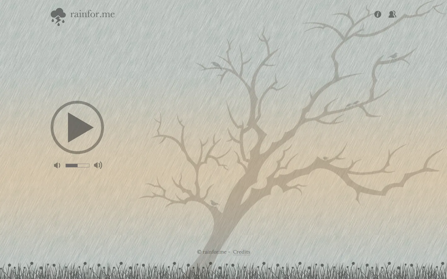 Rainfor.me website homepage screenshot