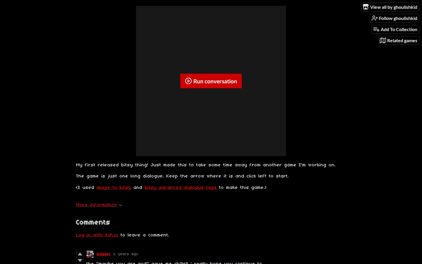 satan is a bird website homepage screenshot