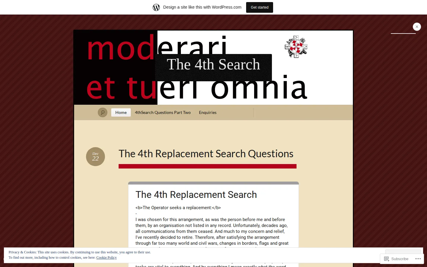 4th search website homepage screenshot