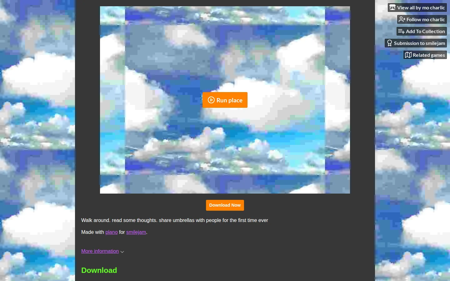 mind heaven website homepage screenshot