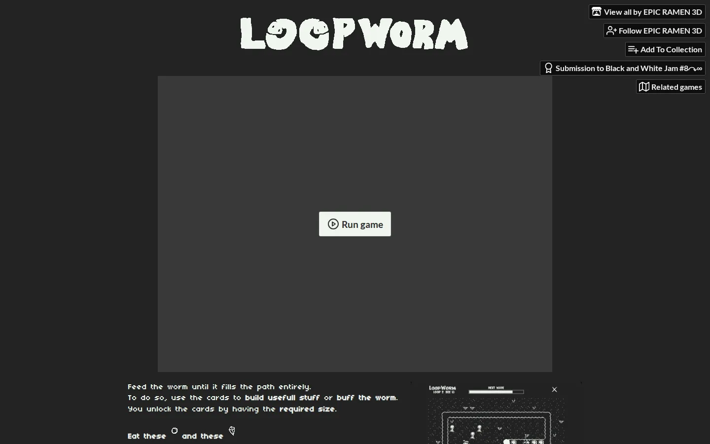 LoopWorm website homepage screenshot