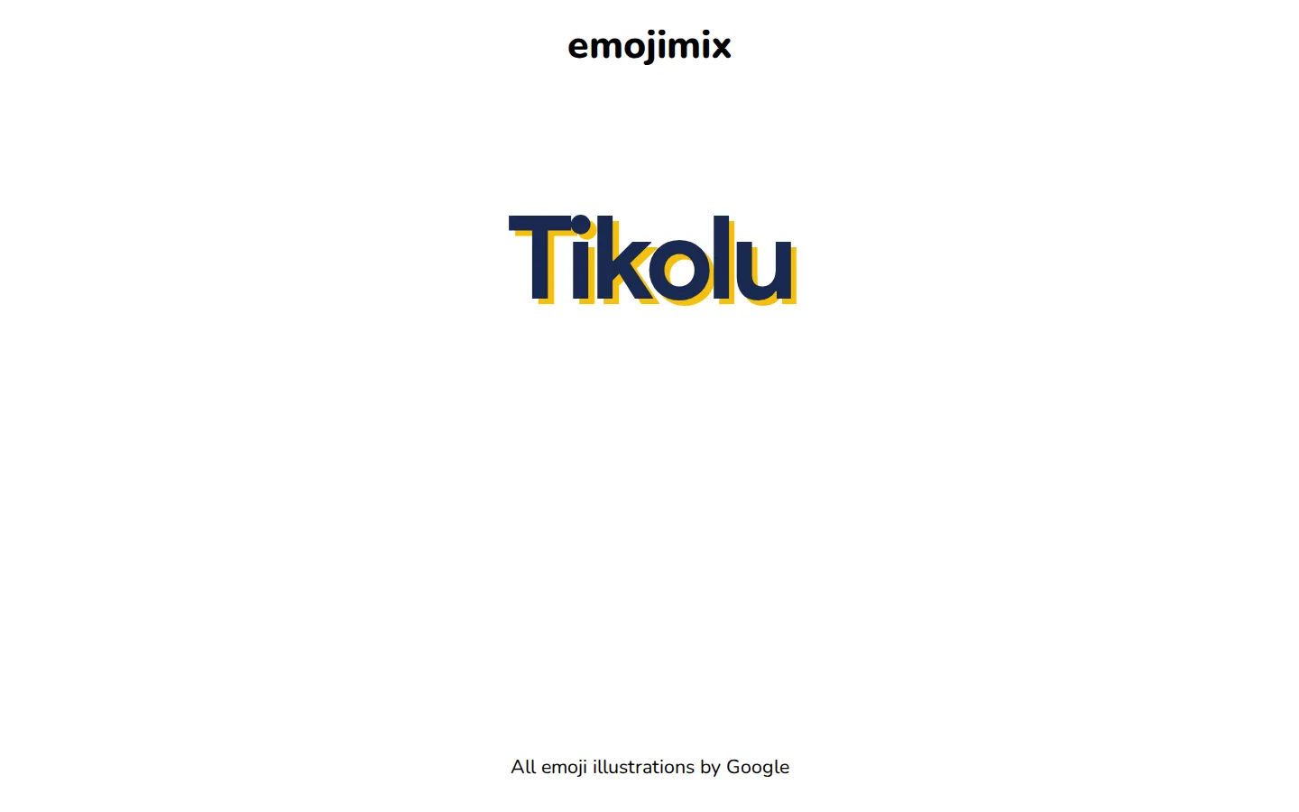 Emojimix website homepage screenshot