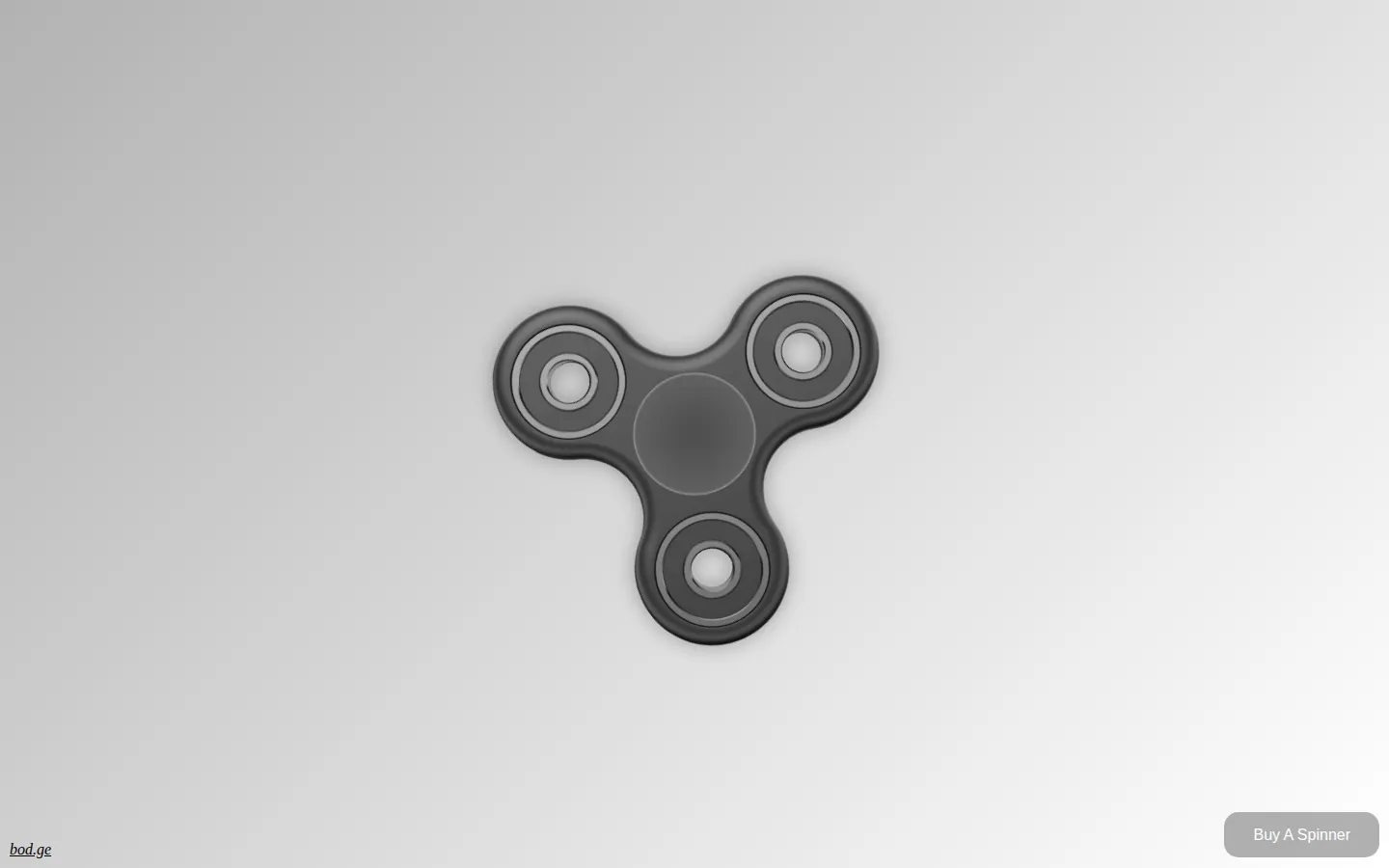 FFFFidget website homepage screenshot