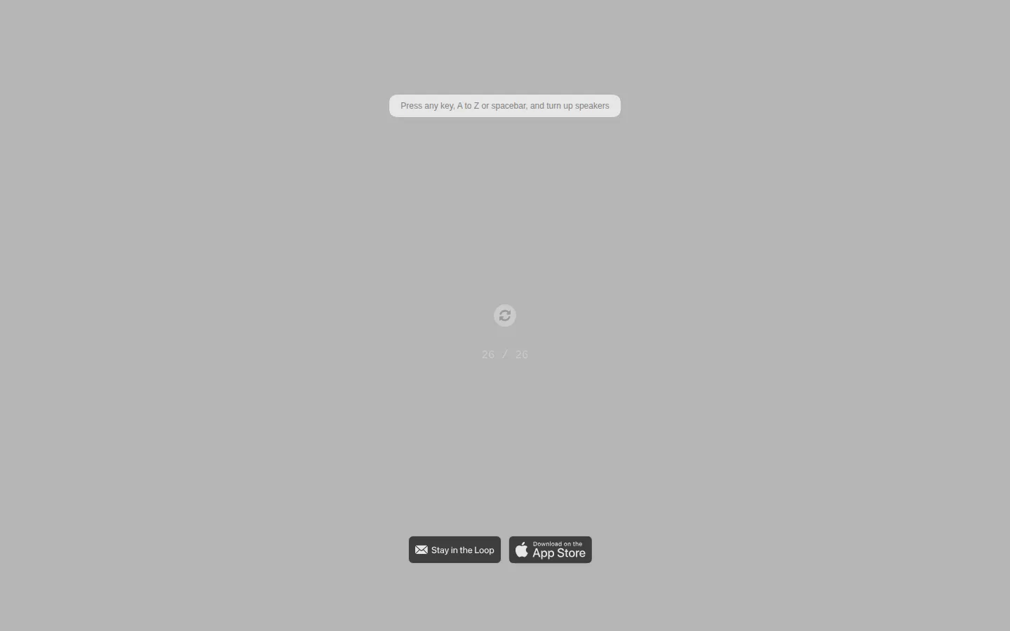 Patatap website homepage screenshot