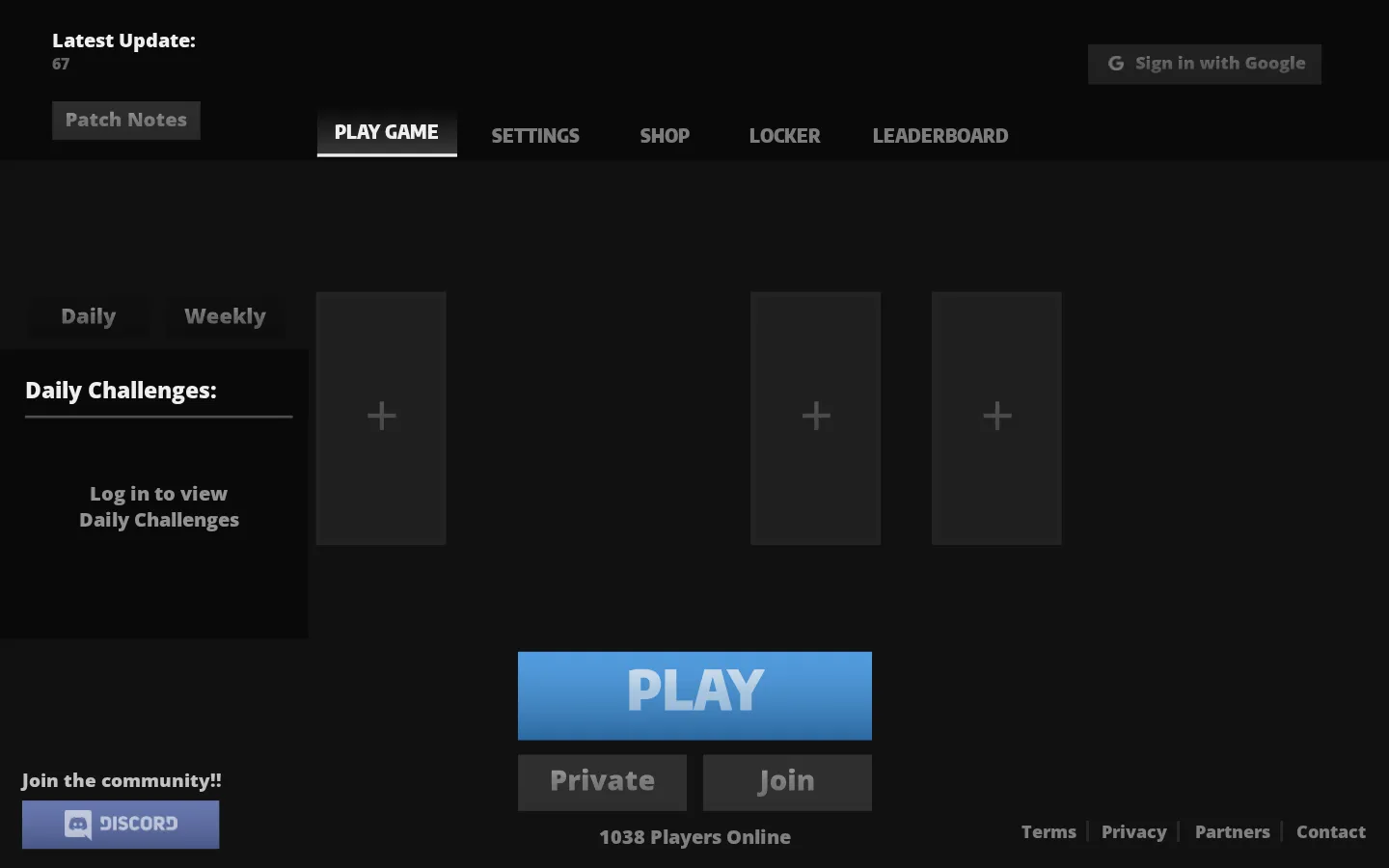 Deadshot.io website homepage screenshot