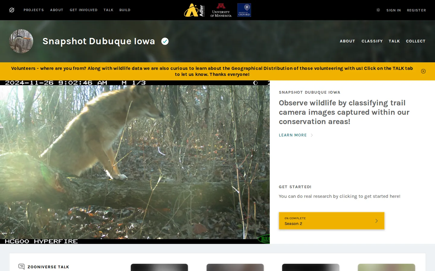 Snapshot Dubuque Iowa website homepage screenshot