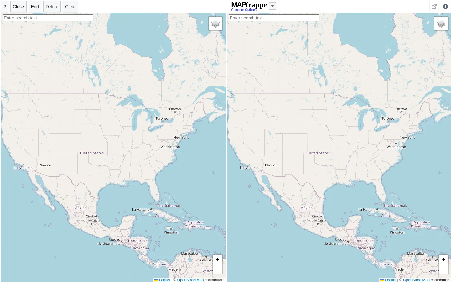 MAPfrappe website homepage screenshot