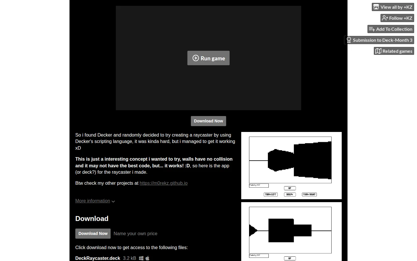 3D Decker website homepage screenshot