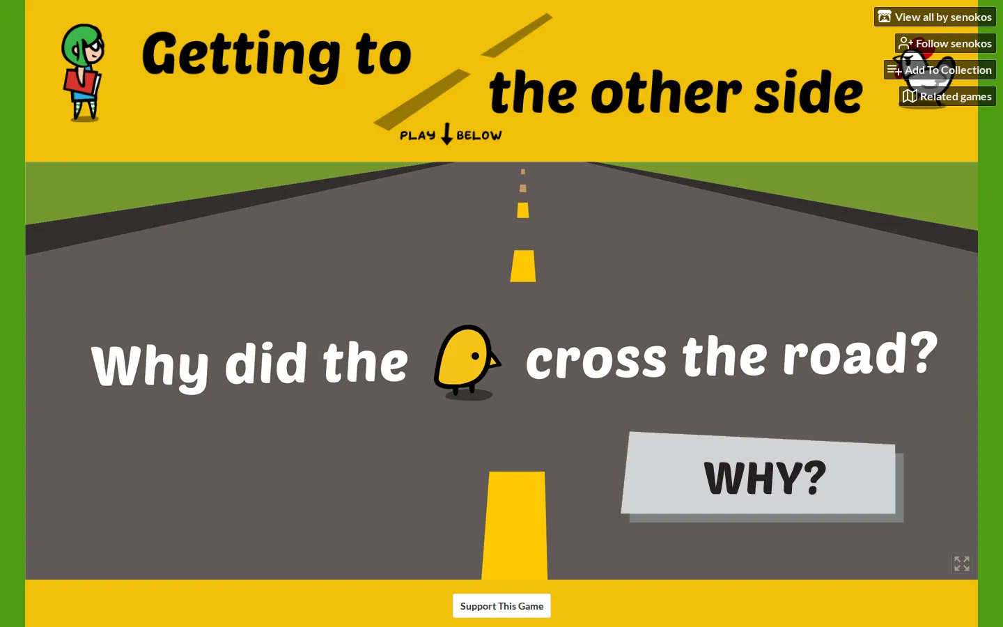 Getting to the Other Side website homepage screenshot