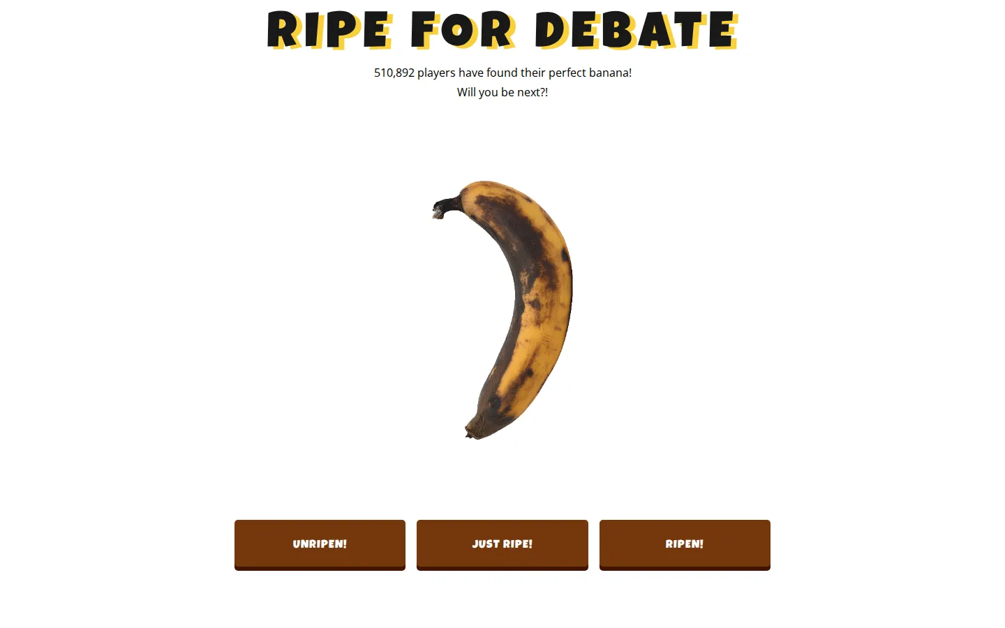 Ripe for Debate website homepage screenshot