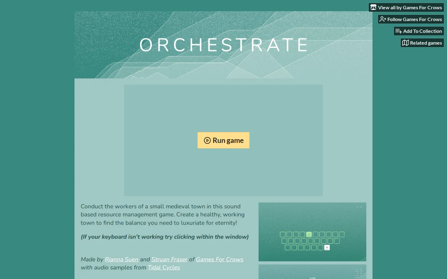 Orchestrate website homepage screenshot