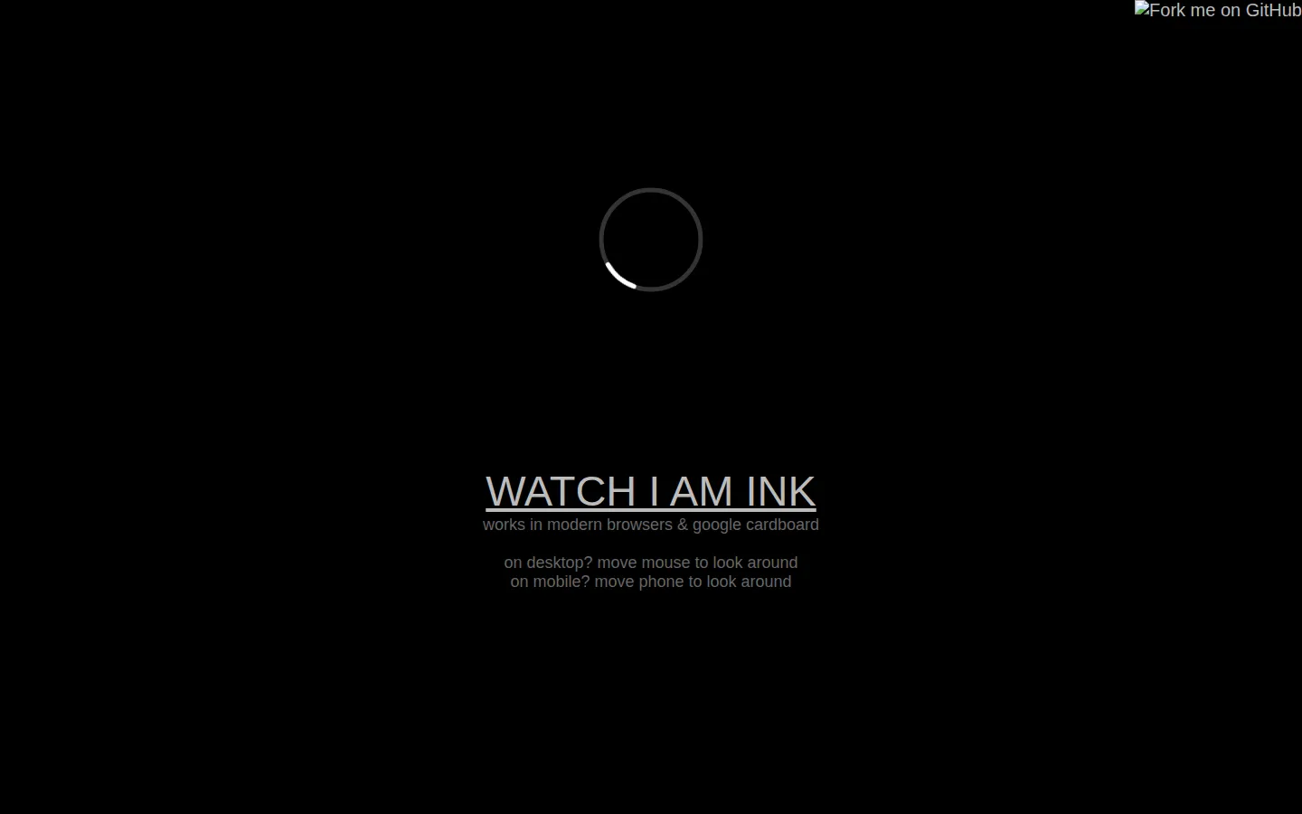 I AM INK website homepage screenshot