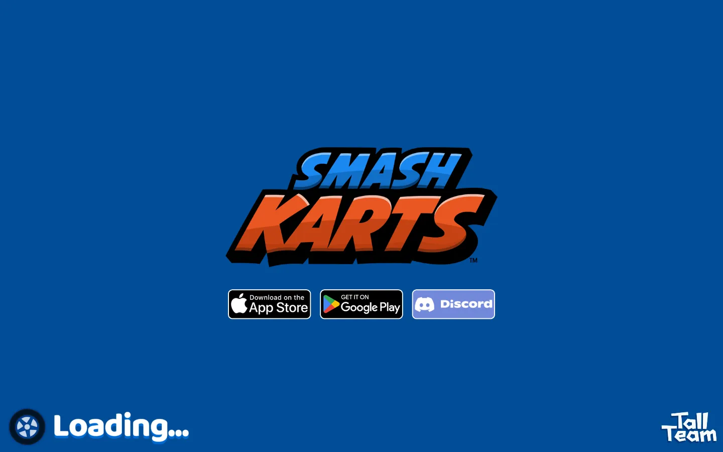 Smash Karts website homepage screenshot