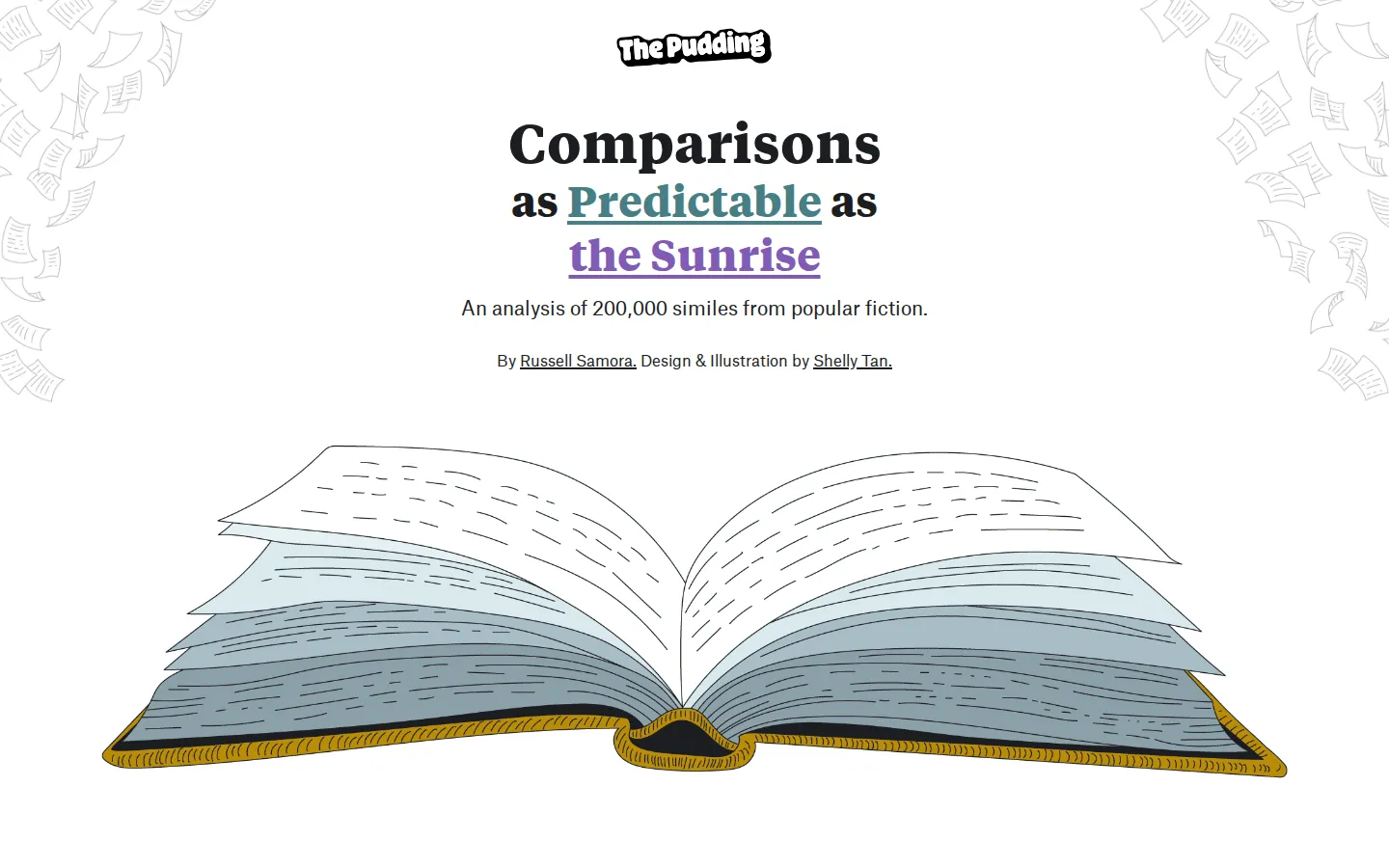 Comparisons as Predictable as the Sunrise website homepage screenshot